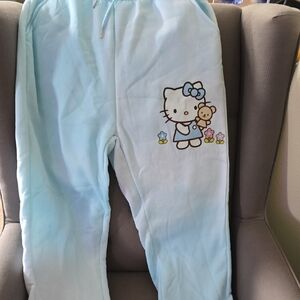 Light Blue Kids Pajama Bottoms